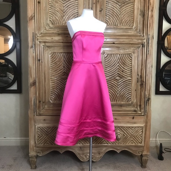 Raylia Designs Dresses & Skirts - GC Raylia Designs Hot Pink Cocktail Dress 10